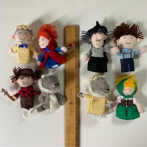 8 Manhattan Toy Finger Puppets Little Red Riding Hood Hansel and Gretel Vintage